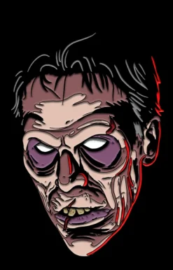 Trick Or Treat Studios Accessories & More-EVIL DEAD 2 - EVIL ASH ENAMEL PIN