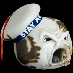Trick Or Treat Studios Masks-Ghostbusters - Toasted Stay Puft Marshmallow Man Mask (Vinyl)