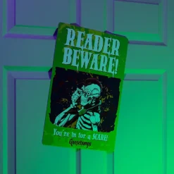 Trick Or Treat Studios Home & Decor|Collectibles-Goosebumps - Reader Beware Metal Sign