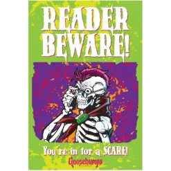 Trick Or Treat Studios Home & Decor|Collectibles-Goosebumps - Reader Beware Metal Sign