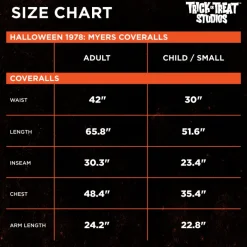 Trick Or Treat Studios Last Chance Items|Costumes & Props-Halloween - Michael Myers Children's Coveralls