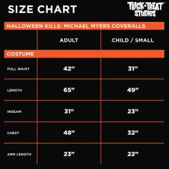 Trick Or Treat Studios Costumes & Props-HALLOWEEN KILLS - MICHAEL MYERS ADULT COVERALLS