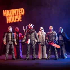 Trick Or Treat Studios Last Chance Items|Collectibles-Haunt- Clown & Devil - 3.75" Figure 2 Pack