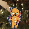 Trick Or Treat Studios Home & Decor-Holiday Horrors - Krampus - Gingerbread Man Metal Ornament
