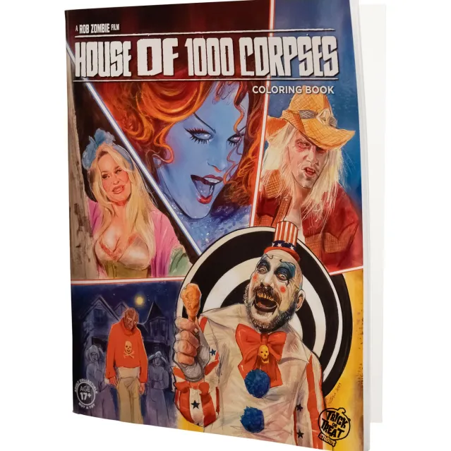 Trick Or Treat Studios Games & Puzzles-House of 1000 Corpses - Coloring Book
