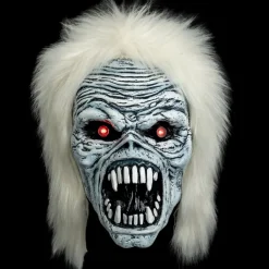 Trick Or Treat Studios Masks-Iron Maiden - Bass Beast Mask with Light Up Eyes (Vinyl)