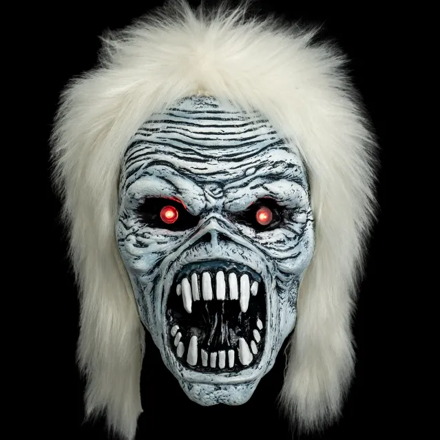 Trick Or Treat Studios Masks-Iron Maiden - Bass Beast Mask with Light Up Eyes (Vinyl)
