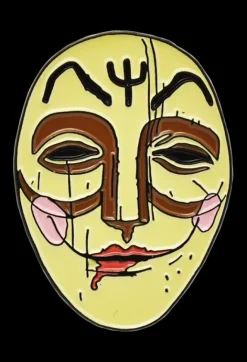 Trick Or Treat Studios Accessories & More|Last Chance Items-Krampus - Dark Elf Gluggagaegir (Window Peeper) Enamel Pin