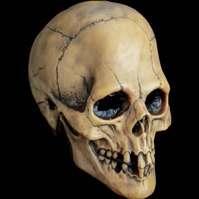 Trick Or Treat Studios Masks-Mabry Monsters - Aged Voodoo Skull Mask (Vinyl)