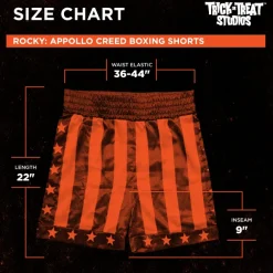 Trick Or Treat Studios Costumes & Props-Rocky - Apollo Creed Boxing Trunks