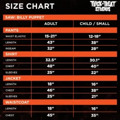 Trick Or Treat Studios Costumes & Props-SAW - Billy Puppet Adult Costume