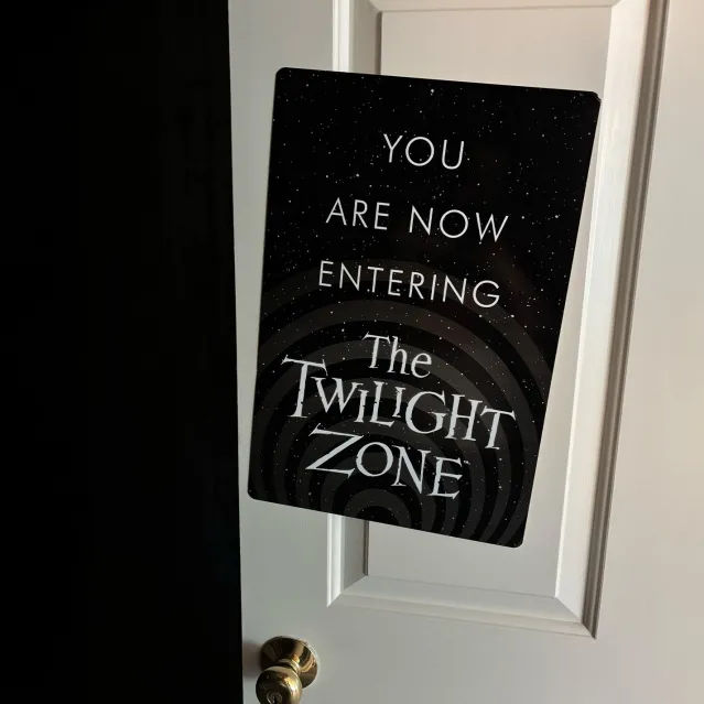 Trick Or Treat Studios Home & Decor-The Twilight Zone - You Are Now Entering Metal Sign