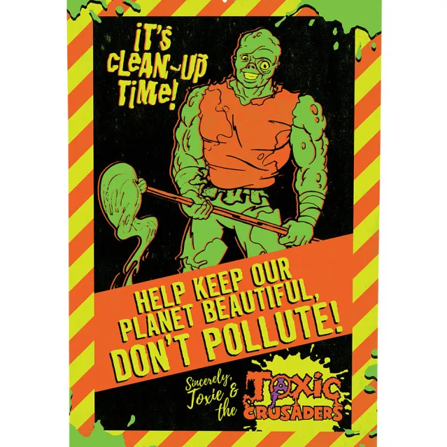 Trick Or Treat Studios Home & Decor-Toxic Crusaders - Don't Pollute Metal Sign