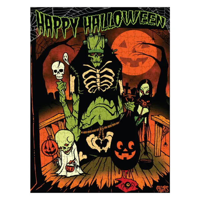Trick Or Treat Studios Last Chance Items|Games & Puzzles-Toxictoons - Happy Halloween 500 Piece Jigsaw Puzzle